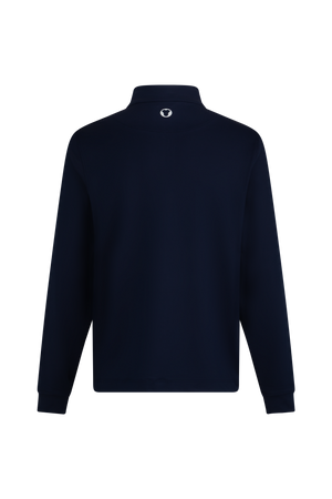 Dogleg Quarter Zip Links Edition — Navy, dos