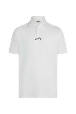 Dogleg Tailored Polo Links Edition — Blanc, face