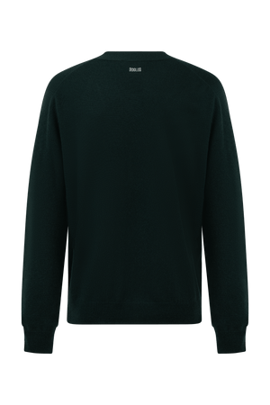 Cardigan en cachemire Dogleg April Tradition — maille cachemire premium, golf Suisse
