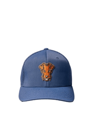Casquette de golf Dogleg baseball bleu marine, vue de face — accessoire golf Suisse