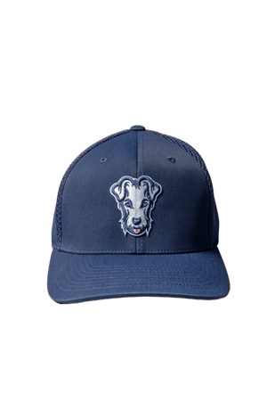 Casquette de golf Dogleg baseball bleu ciel, vue de face — accessoire golf Suisse
