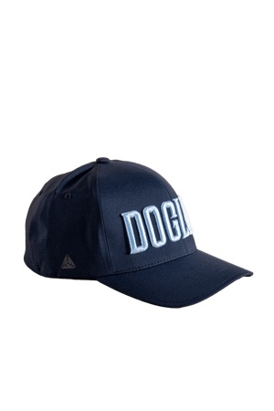 Casquette de golf Dogleg Performance bleue — casquette sport golf Suisse