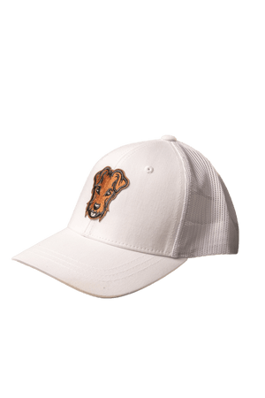 Casquette trucker de golf Dogleg blanche — casquette maille golf Suisse