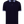 Dogleg cashmere polo men navy with light blue collar front view cotton silk cashmere blend premium golf polo