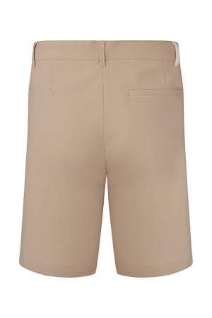 Dogleg kids Featherweight Shorts beige back view lightweight golf shorts