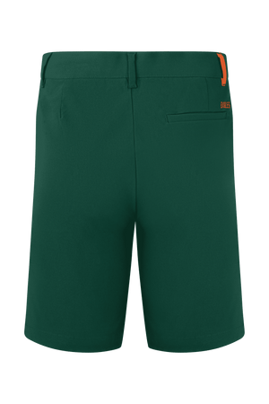Dogleg kids Featherweight Shorts green back view lightweight golf shorts