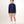 Quarter-zip enfant Links Edition, bleu marine, porté de face