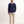 Quarter-zip homme Links Edition, bleu marine, porté de face