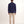 Quarter-zip homme Links Edition, bleu marine, porté de dos