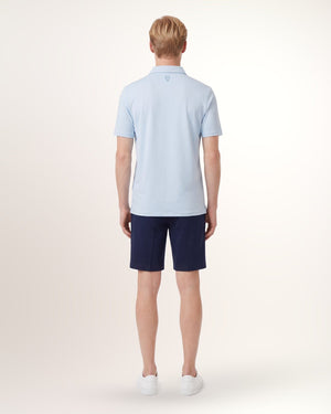 Polo Tailored homme, bleu ciel, porté de dos