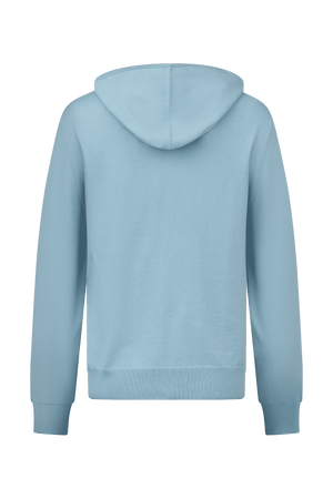 Hoodie Dogleg Clubhouse enfant porté — hoodie cachemire junior, golf Suisse