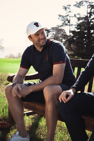 Stella Pull Homme Dogleg, en situation sur le parcours