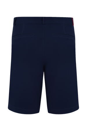 Short de golf Dogleg Stella navy pour homme, vue de dos — short classique, golf Suisse