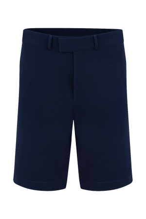 Short de golf Dogleg Stella navy pour homme, vue de face — short classique, golf Suisse